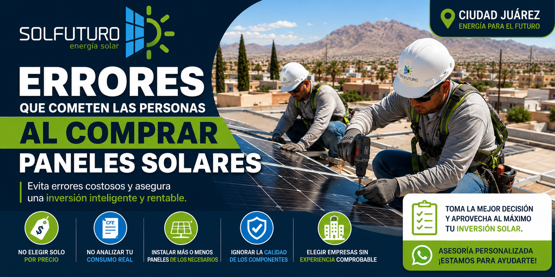 Errores que Cometen las Personas al Comprar Paneles Solares