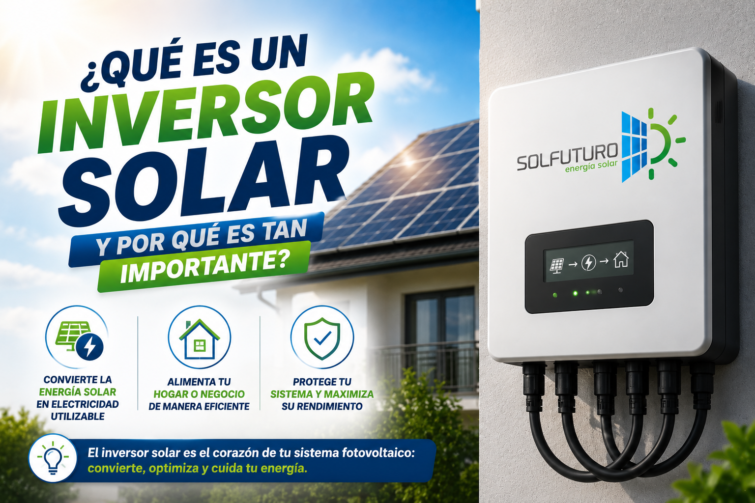 ¿Qué es un Inversor Solar y Por Qué es Tan Importante?